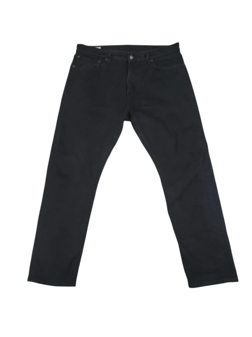 Levi's 512 Premium Slim-Fit Straight Stretch Black Jeans Size 36/30 Men Pre-own